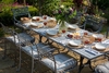 Luxury Handcrafted Rectangular Outdoor Dining Set - 2.4m - 6 or 8 Seater - The Southwold Collection by Harrod Horticultural