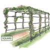 Square Garden Pergolas