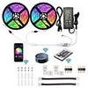 10M 2x5M WIFI Smart LED Strip Lights Kit RGB Tiktok Lights 5050 300 LEDs Phone Controlled Timer LED Tape Light Works with Android iOS and Google Home and 12V 6A Power Supply