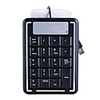 19-Key Silicone USB Numeric Keypad (Black)