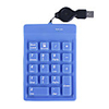 19-Key Silicone USB Numeric Keypad (Violet)