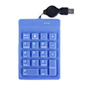 19-Key Silicone USB Numeric Keypad (Violet)