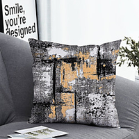 1pc Cushion Cover with Pillow Insert Double Print 38x38cm / 45x45cm Polyester
