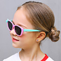 1pcs Kids Unisex Active / Sweet Cartoon Glasses White / Black / Purple