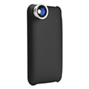 2-in-1 0.68x Wide-angle and 4x Macro Thread Lens with Back Case for iPhone 3G and 3GS