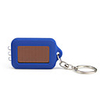 2 in 1 (2 LED 1 UV Paper Money Check)Mini Solar Power Rechargeable LED Flashlight Torch Keychain - Blue