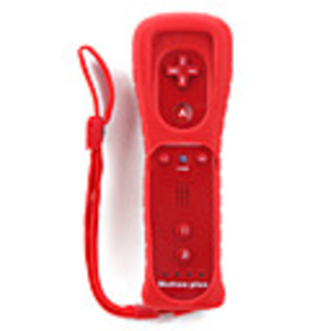 2-in-1 MotionPlus Remote Controller Case for Wii (Red)