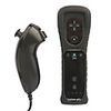 2-in-1 Remote Controller with MotionPlus and Nunchuck for Wii (Black)