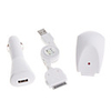 2-in-1 Universal USB/AC/Car Adapter Charger for All iPod/iPhone 2G/3G