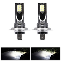 2pcs / set H7 80W LED Car Headlight Car Front Bulb Super Bright White Beam 6000K 12V Car Modeling Fog Light Kit miniinthebox