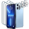 [3 Sets]3-PCS Tempered Glass Film 3-PCS Camera Lens Protector For iPhone 13 12 Pro Max mini 11 Pro Max 9D Touch Compatible Tempered Glass miniinthebox