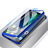 360 Degree Full PC Cover Phone Case For Samsung Galaxy A51 A71 A70 A60 A50 A40 A30 A20 A10 A20e Protective Cover For A9 2018 A7 2018 Case With Glass