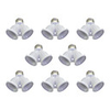 8pcs E27 to E27 E27 Bulb Accessory Plastic Light Bulb Socket 100 W