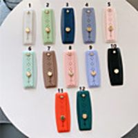 Apple Samsung Huawei Xiaomi Scene Map Universal Universal Fu Series Upgraded Version Of Solid Color Frosted Hollow Push-Pull Mobile Phone Holder WT