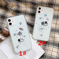 Astronaut Pattern Case For Apple iPhone 12 11 Pro Max Transparent Soft TPU Back Cover for iPhone X/XS XR XS Max 7 Plus/8 Plus SE2020 miniinthebox