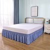 Basics Ruffled Bed Skirt Dust Ruffle Wrap Around Easy On/Off And Fit Wrinkle And FadeResistant Solid Color miniinthebox