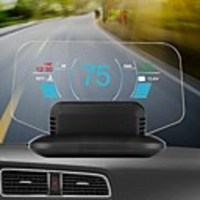 C1 HD Color LCD Display Car HUD Head Up Display OBD2 GPS Head Display