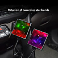 C208 Car Project Multiple Interior Mood Lighting Patterns Laser LightIn Car 2 Patterns To Choice Red Blue Or Red Green 1PCS With USB Port