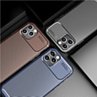 Case For iPhone 12 Shockproof Back Cover Lines / Waves / Solid Colored TPU For iPhone 12 Pro Max