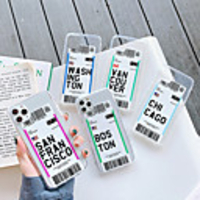 Case For Apple iPhone 11 / iPhone 11 Pro / iPhone 11 Pro Max Shockproof / Transparent / Pattern Back Cover Word / Phrase / Transparent TPU