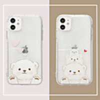 Case For Apple iPhone 11 /11 Pro / 11 Pro Max/SE2020/6/7/8/x/xr/xsmax/7p/6p Ultra-thin / Transparent Back Cover Cartoon TPU