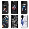 Case For Apple iPhone 11 iPhone 11 Pro iPhone 11 Pro Max Shockproof Frosted Pattern Back Cover sky Animal Feathers High Guality Black Bbackground TPU for iPhone SE (2020) 8 8 Plus X XS XR Xs Max