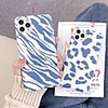 Case For Apple iPhone 12 / iPhone 12 Mini / iPhone 12 Pro Max Shockproof / Pattern Back Cover Lines / Waves PU Leather