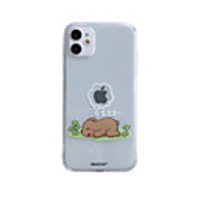 Case For Apple iPhone 12 / iPhone 12 Mini / iPhone 12 Pro Max Shockproof / Pattern Back Cover Playing with Apple Logo / Transparent / Cartoon TPU
