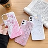 Case For Apple iPhone 12 / iPhone 12 Mini / iPhone 12 Pro Max Shockproof / Pattern Full Body Cases Geometric Pattern / Marble PC