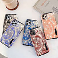 Case For Apple iPhone 12 / iPhone 12 Mini / iPhone 12 Pro Max Shockproof / Pattern Full Body Cases Glitter Shine / Marble Silicone / PC
