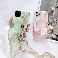Case For Apple iPhone 12 / iPhone 12 Mini / iPhone 12 Pro Max Ultra-thin Back Cover Lines / Waves / Marble Silica Gel miniinthebox