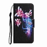 Case For Apple iPhone 12 iPhone 11 Pro iPhone 11 Pro Max Wallet Card Holder with Stand Full Body Cases Three Butterfly PU Leather TPU for iPhone 11 SE (2020) 8 8 Plus X XS XR Xs Max