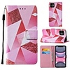 Case For Apple iPhone 12 iPhone 11 Pro Max SE 2020 XS Max XR X 7 8 Plus 6 6s Plus Wallet Card Holder with Stand Full Body Cases Geometric Pattern PU Leather