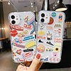 Case For Apple iPhone 12 iPhone SE 2020 11 Pro Max XS Max XR X 7 8 Plus 6 6s Plus Transparent Pattern Back Cover Word Phrase TPU