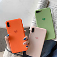 Case For Apple iPhone XR / iPhone XS Max Pattern / Frosted Back Cover Heart Soft TPU for iPhone 6 6 Plus 6s 6s plus 7 8 7 plus 8 plus X XS