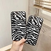 Case For Apple scene map iPhone 11 11 Pro 11 Pro Max black and white leopard pattern TPU material with straight edges fine holes shiny surface scratch-resistant phone case