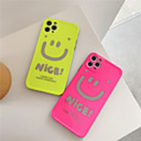 Case For Apple Scene Map iPhone 11 11 Pro 11 Pro Max Photo Frame Private Model Series Fluorescent Smiley Letters Pattern TPU Material IMD Craft Glossy Phone Case