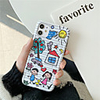 Case For Apple scene map iPhone 11 11 Pro 11 Pro Max private model series cartoon pattern TPU material IMD craft fine matte phone case