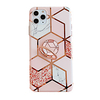 Case for Apple scene map iPhone 11 11 Pro 11 Pro Max X XS XR XS Max 8 Colorful diamond-shaped marble flower pattern plating TPU material IMD process ring bracket all-inclusive mobile phone case miniinthebox