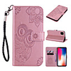 Case For Apple Scene Map iPhone 12 11 Pro Max XS Max Owl Pattern Embossed Flip Leather Case PU Material Can Insert Card Leather Case Phone Case