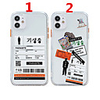 Case For Apple Scene Map iPhone 12 12 Pro 11 Pro Max Fine Hole Contrast Button Series Text Pattern Thickened TPU Material I Mobile Phone Case OS