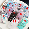 Case For Apple scene picture iPhone 11 11 Pro 11 Pro Max colorful marble pattern TPU material IMD process folding bracket fine matte mobile phone case