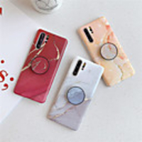 Case For Huawei scene map P40 P40 Pro P30 P30 Pro color marble pattern frosted TPU material IMD process the same pattern bracket phone case