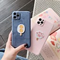 Case For iPhone 11 Pattern Back Cover Food Solid Colored Textile Case For iPhone 11 Pro Max / SE2020 / XS Max / XR XS 7 / 8 7 / 8 plus