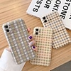 Case For iPhone 11 Pattern Back Cover Lines Waves Textile Case For iPhone 11 Pro Max / SE2020 / XS Max / XR XS 7 / 8 7 / 8 plus
