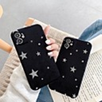 Case For iPhone 11 Pattern Back Cover Solid Colored Geometric Pattern Textile Case For iPhone 11 Pro Max / SE2020 / XS Max / XR XS 7 / 8 7 / 8 plus