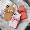 Case For iPhone 11 Pattern Back Cover Solid Colored Textile Case For iPhone 11 Pro Max / SE2020 / XS Max / XR XS 7 / 8 7 / 8 plus