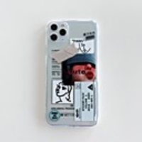 Case For iPhone 7 8 7 Plus 8 Plus X XS XR XS Max SE 11 11 Pro 11 Pro Max Pattern Back Cover Word Phrase Geometric Pattern TPU