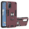 Case For OPPO A52 A72 A92 A92S REALME 6 F11 A9 F11Pro F9 F9Pro A7X A3S A5 A1K REALME C2 A7 A5S A37 Shockproof Ring Holder Back Cover Solid Colored TPU PC Metal