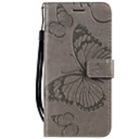 Case For OPPO R11s Vivo Y67 Phone Case PU Leather Material Embossed Butterfly Pattern Solid Color Phone Case